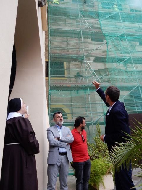 Cultura finalizará en breve las actuaciones de rehabilitación de la fachada del Monasterio de Santa Clara la Real de Murcia - 2, Foto 2