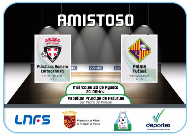 San Pedro del Pinatar acoge el amistoso entre el Plásticos Romero y el Palma - 1, Foto 1