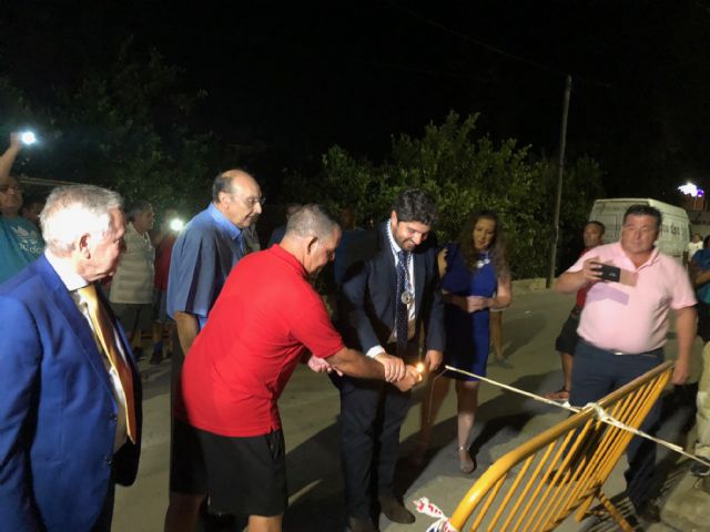 López Miras asiste a la cohetada con motivo de las fiestas patronales de Ojós - 1, Foto 1