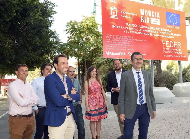 El Ayuntamiento inicia las obras del paseo fluvial de 20.000 m2 que vertebrará ´Murcia Río´ - 1, Foto 1