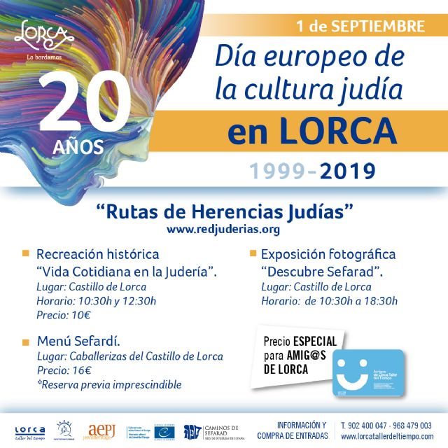 Este próximo domingo Lorca celebrará la 20ª edición de la Jornada Europea de la Cultura Judía con actividades para toda la familia en el Castillo - 2, Foto 2