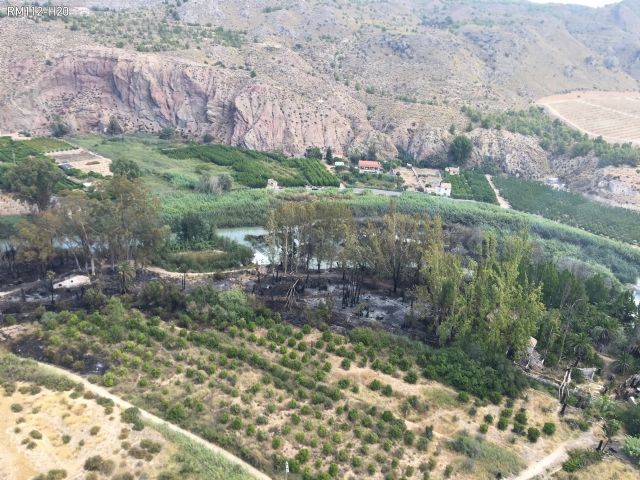 Controlado el incendio originado en el paraje de El Menjú, en Cieza, con cinco hectáreas afectadas - 2, Foto 2
