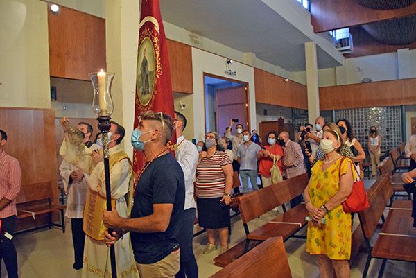 La misa de romero de San Benito Abad fue interpretada musicalmente por el tamborilero de Bollullos Alejandro Rodríguez Bonilla - 4, Foto 4