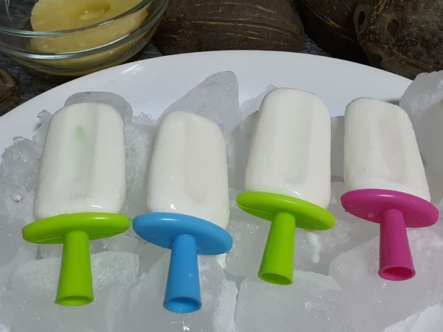 ¡Receta de polos de coco y piña fáciles de preparar! - 1, Foto 1