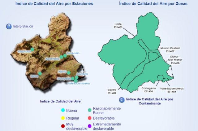 Desactivado el Nivel preventivo por partículas en suspensión en el Valle y La Aljorra - 1, Foto 1