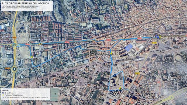 El Ayuntamiento de Lorca acondiciona el nuevo parking disuasorio de la calle Periodista Ángela Ruiz, junto al CDL, para agilizar los desplazamientos urbanos por las obras del AVE - 4, Foto 4