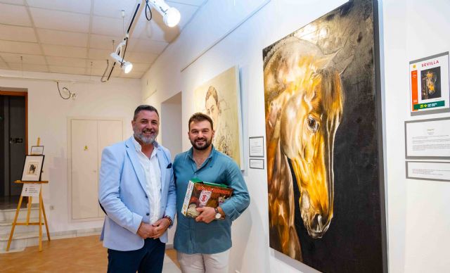 El Club Taurino de Calasparra inaugura la exposición Pureza y Arte del artista Adrián Sánchez Retamosa - 1, Foto 1