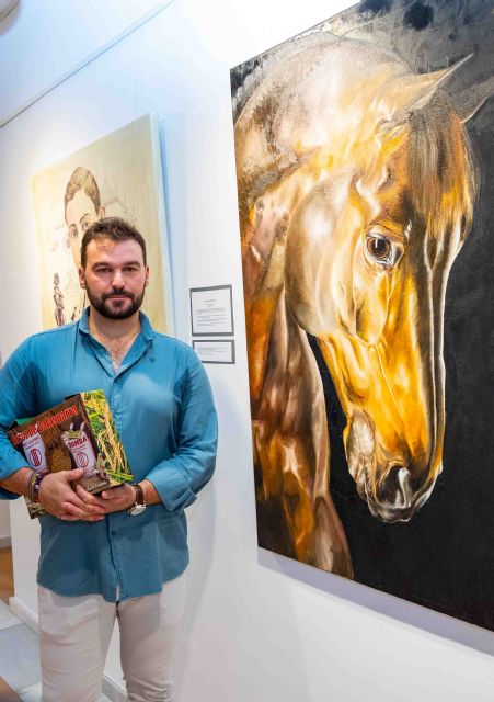 El Club Taurino de Calasparra inaugura la exposición Pureza y Arte del artista Adrián Sánchez Retamosa - 4, Foto 4