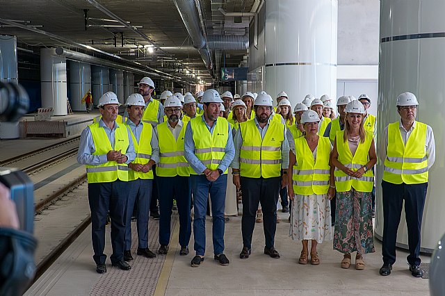 Óscar Puente visita la nueva estación de Murcia del Carmen - 1, Foto 1