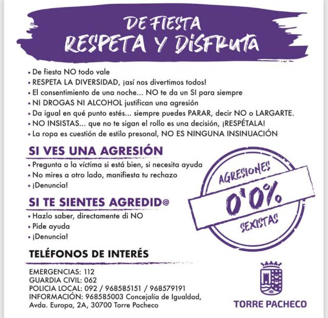 Torre Pacheco ultima la organización del ‘Punto Violeta’ - 1, Foto 1