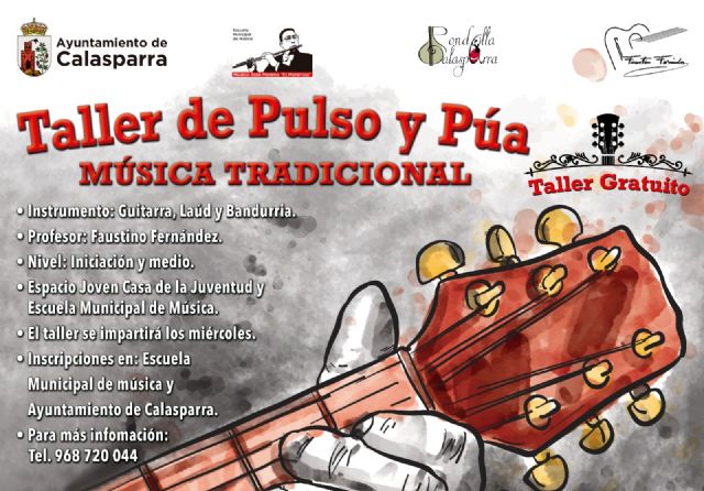 El Ayuntamiento de Calasparra presenta una nueva edición del taller ‘Pulso y Púa. Música tradicional’ - 5, Foto 5