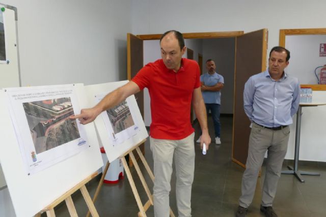 Presentadas las obras de construcción de paso sobre la Rambla de Cañada Morcillo entre La Serreta Este y la Ciudad del Transporte de Molina de Segura - 3, Foto 3