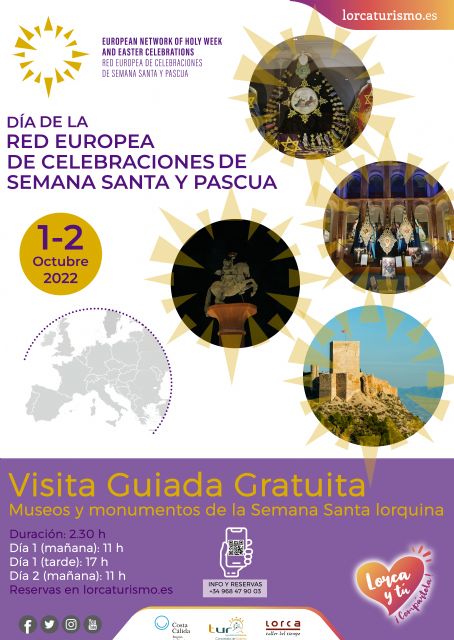 Lorca celebrará por primera vez el Día de la Red Europea de Celebraciones de Semana Santa y Pascua - 1, Foto 1