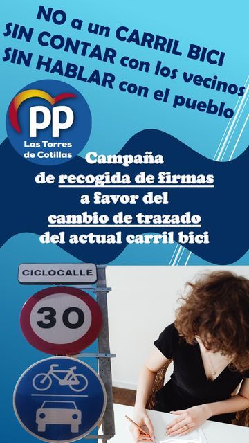 Campaña de recogida de firmas para solicitar el cambio del actual carril bici - 1, Foto 1