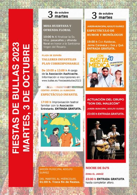 Bullas celebra a su patrona la Virgen del Rosario durante los próximos cinco días - 3, Foto 3