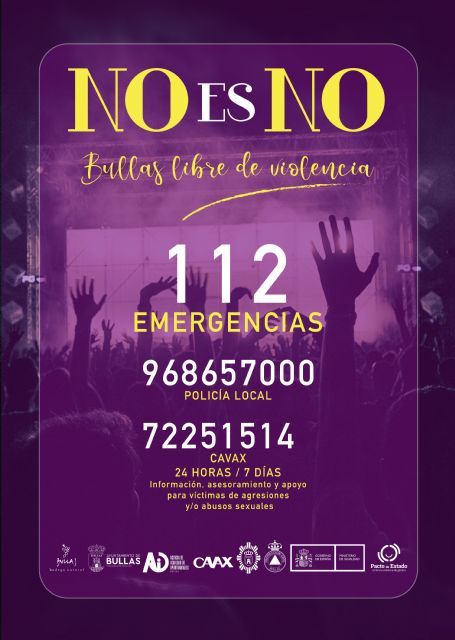 'No es No. Bullas libre de violencia' campaña de la Concejalía de Igualdad durante estas fiestas - 1, Foto 1