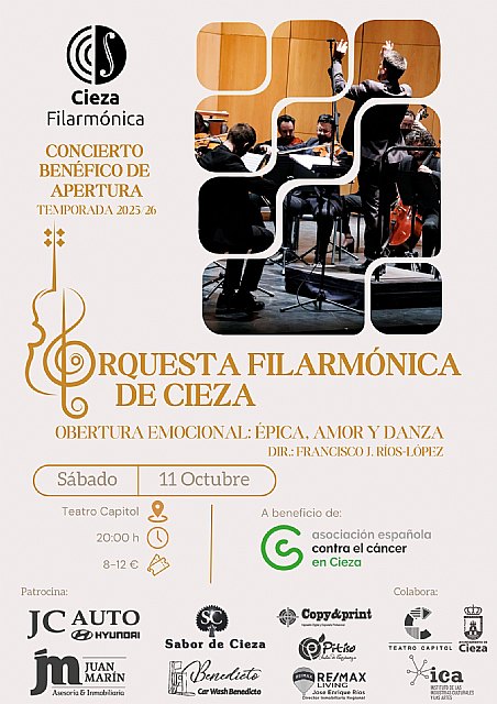 Cieza Filarmónica abre su temporada 25/26 con un viaje por el Romanticismo musical - 1, Foto 1