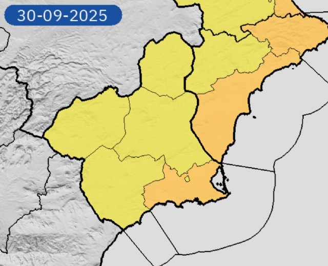 Meteorología advierte de lluvia hasta 30 litros por metro cuadrado en una hora hoy y mañana y emite aviso de nivel naranja - 2, Foto 2