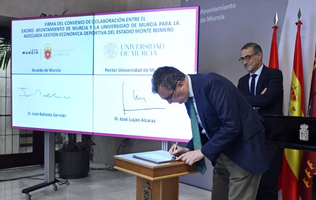 El Ayuntamiento y Universidad de Murcia consolidan su colaboración para impulsar el Estadio Monte Romero como referente deportivo - 2, Foto 2