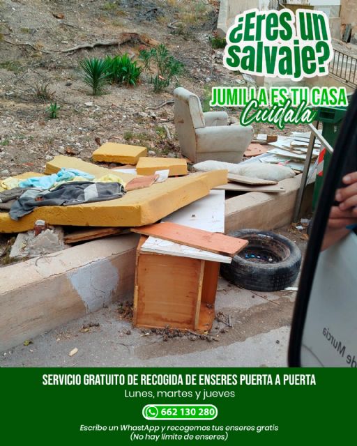 El Ayuntamiento refuerza el servicio de recogida de enseres y lanza una campaña de control para evitar su abandono en la vía pública - 4, Foto 4