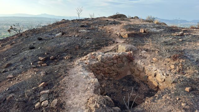 El Ayuntamiento confirma afecciones del fuego en el Castillo de Los Garres tras la denuncia de Huermur - 3, Foto 3