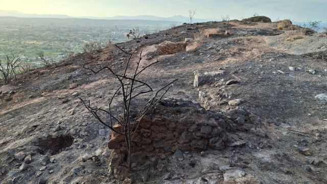 El Ayuntamiento confirma afecciones del fuego en el Castillo de Los Garres tras la denuncia de Huermur - 5, Foto 5