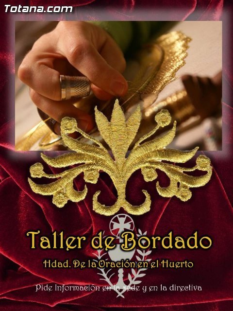 El taller de bordado organizado por la Hermandad de la Oración en el Huerto marcha a buen ritmo - 5, Foto 5