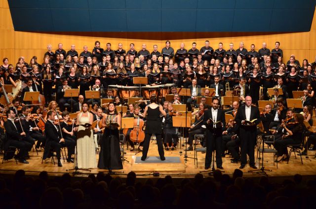 La Sinfónica de la Región y 140 coralistas clausuran la Semana Grande de la Fundación CajaMurcia con 'la Novena' de Beethoven - 2, Foto 2