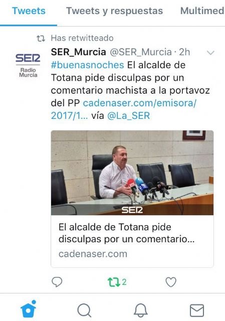 The PP regrets that the mayor does not retract unambiguously and apologize directly to the popular spokesperson for his lamentable and archaic comment macho, Foto 2