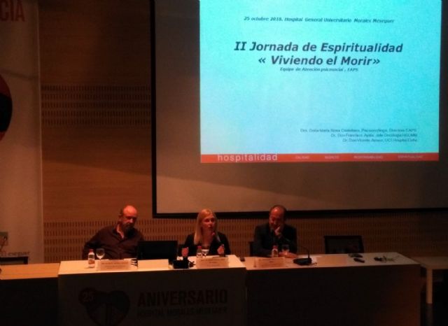 Viviendo el morir, lema de la II Jornada de espiritualidad en cuidados paliativos en el Hospital Morales Meseguer - 1, Foto 1