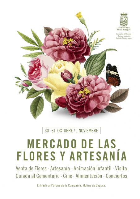Molina de Segura acoge el Mercado de las Flores y Artesanía 2018 del 30 de octubre al 1 de noviembre - 1, Foto 1