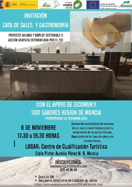 Tres nuevas catas en Murcia para impulsar el consumo de sal y transmitir sus ventajas - 2, Foto 2