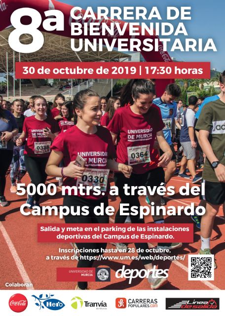 La UMU organiza este miércoles la octava carrera de bienvenida universitaria - 1, Foto 1