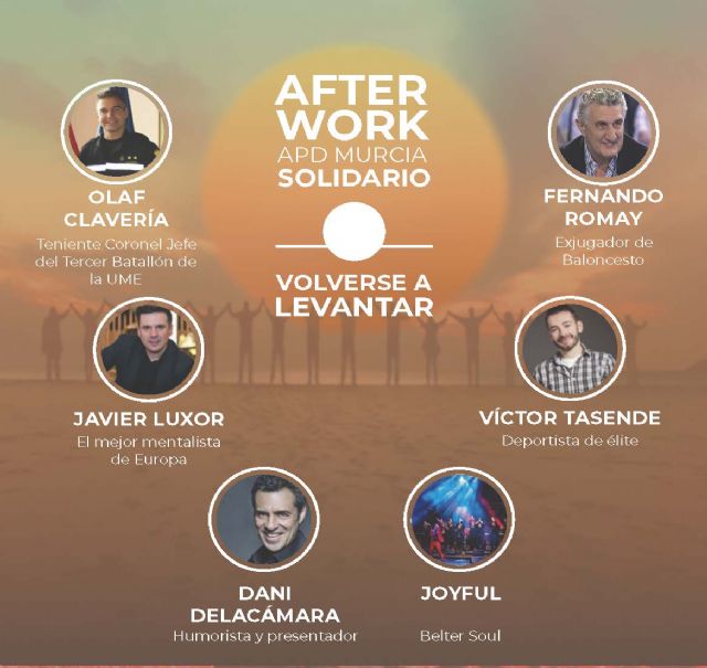 APD organiza un afterwork solidario en beneficio de los damnificados de la DANA en Murcia - 1, Foto 1