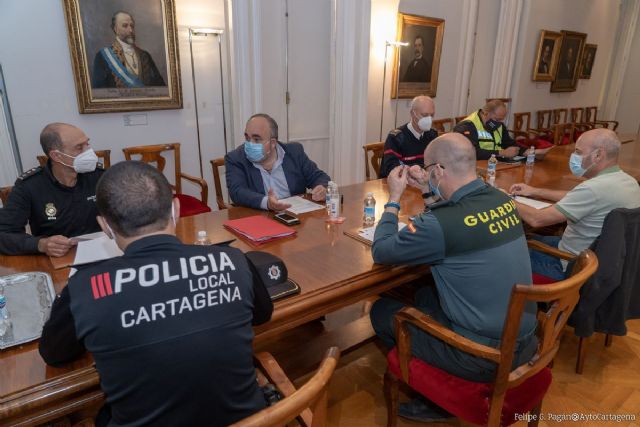 El Ayuntamiento de Cartagena y las Fuerzas y Cuerpos de Seguridad del Estado constituyen la Comisión de Seguridad Municipal - 1, Foto 1