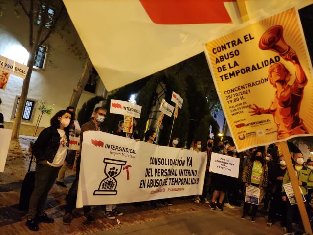 Intersindical anuncia que mantendrá la presión para acabar con el 30% de temporalidad en la administración regional - 3, Foto 3