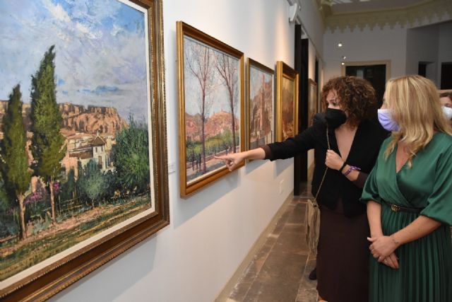 La concejalía de Cultura amplía el horario del Palacete Huerto Ruano para permitir las visitas a la muestra 'Paisaje murciano en la pintura de Muñoz Barberán' también los sábados - 1, Foto 1