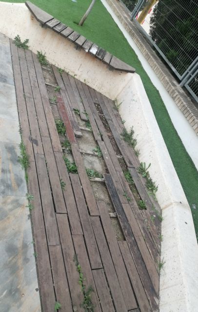 El PP de Las Torres de Cotillas lleva meses denunciando el mal estado de los parques - 1, Foto 1