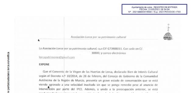 El Convento de la Virgen de las Huertas se cae - 1, Foto 1