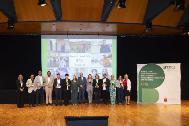 Plena inclusión Región de Murcia premia el compromiso de empresas e instituciones con las personas con discapacidad intelectual y del desarrollo - 1, Foto 1