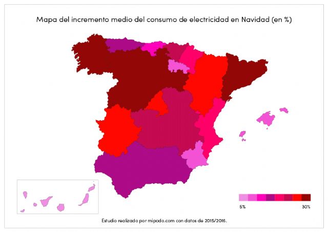 Los hogares murcianos elevan un 11% su consumo de electricidad durante las navidades - 1, Foto 1
