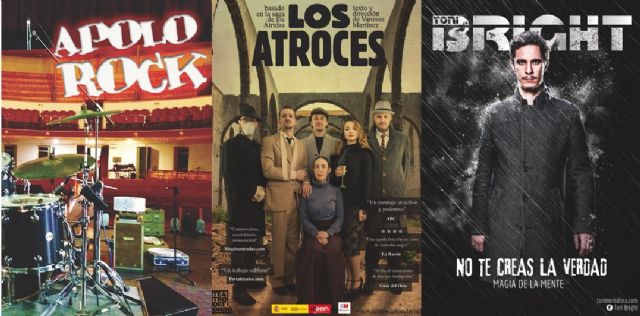 Rock, teatro y magia este fin de semana en el Teatro Circo Apolo de El Algar - 1, Foto 1