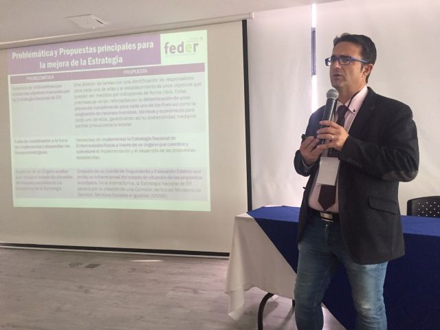 El presidente de FEDER y ALIBER, el totanero Juan Carrión, interviene en el II Foro Internacional de Enfermedades Huérfanas en Bogotá, Foto 6