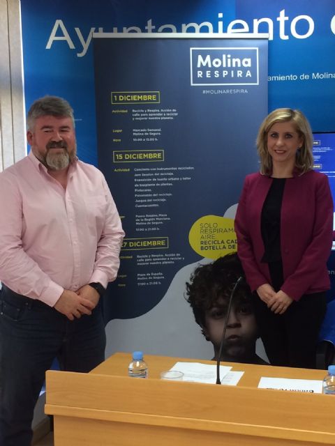 El Ayuntamiento de Molina de Segura presenta #MolinaRespira, nueva campaña para fomentar la colaboración ciudadana en el reciclaje y así mejorar la calidad del aire - 2, Foto 2