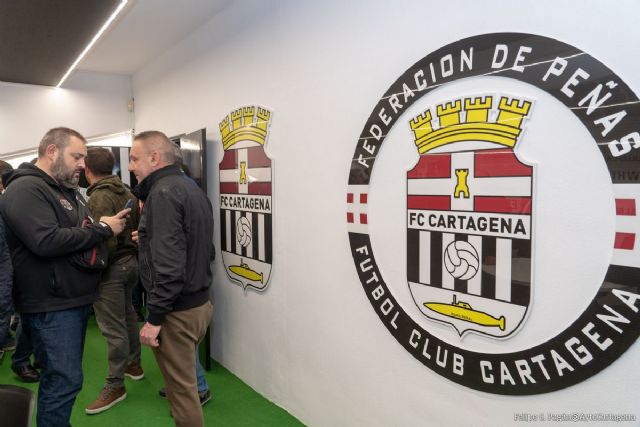 La Federación de Peñas del FC Cartagena estrena sede en el Cartagonova - 1, Foto 1