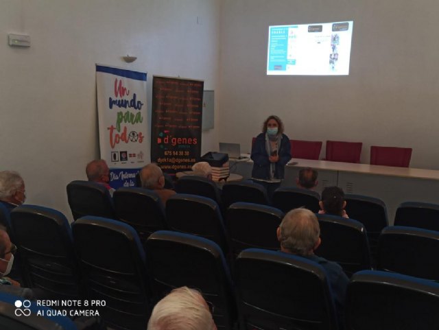 Las actividades organizadas por D´Genes en el marco del Mes de la discapacidad en Torre Pacheco finalizan con una charla informativa - 1, Foto 1