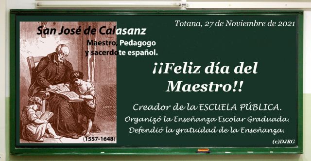 Felicidades a todos los Maestros en el día de su Patrón, Foto 1