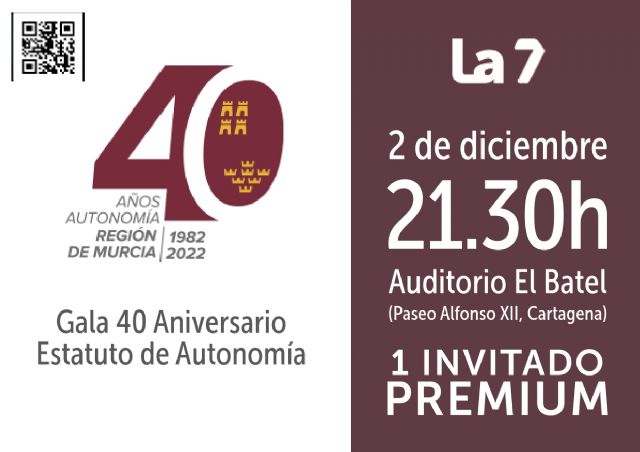 Cartagena acoge este viernes la gala del 40° aniversario del Estatuto de Autonomía - 1, Foto 1