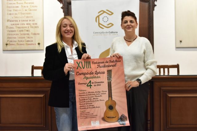 El XVIII Certamen de Folclore Tradicional 'Campos de Lorca' tendrá lugar el próximo domingo, 4 de diciembre, en Aguaderas - 1, Foto 1