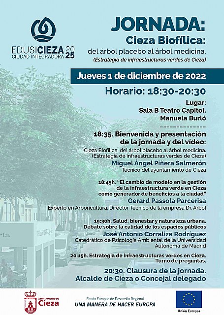 Jornada Cieza Biofílica: del árbol placebo al árbol medicina - 1, Foto 1